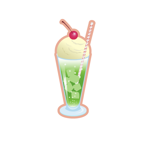 メロンクリームソーダ